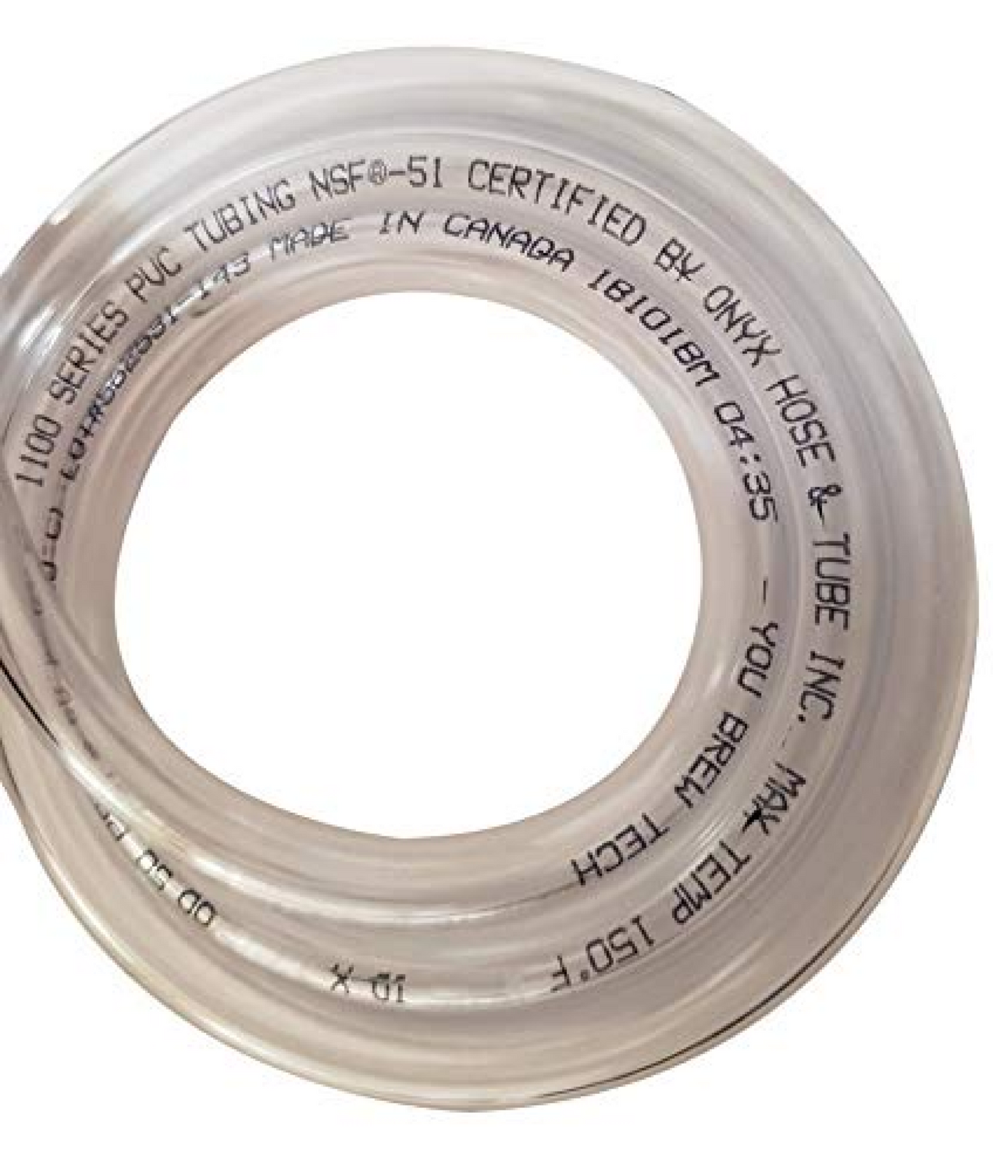 Beer Line Kegging  3/16" ID (5 mm) 7/16" OD (11 mm) Food Safe Certified (NSF 51) Vinyl PVC tubing Multipurpose Tube for Beer Line, Kegerator, Wine Making, Aquaponics, Air Hose, Clear