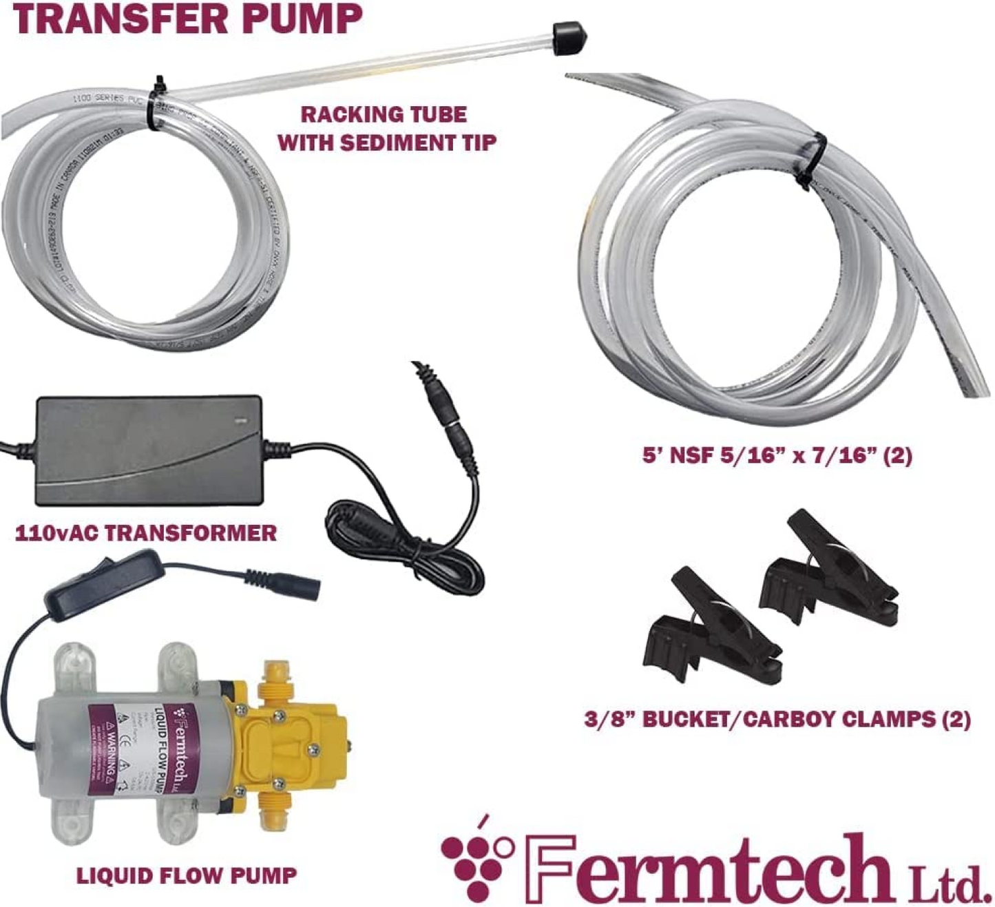 Household Electric Wine Beer Liquid Transfer Pump, Self-Priming Suction Pump Anti Gravity Liquid Filling Machine 4-5L/MIN 80W Lift 30M 0.6Mpa