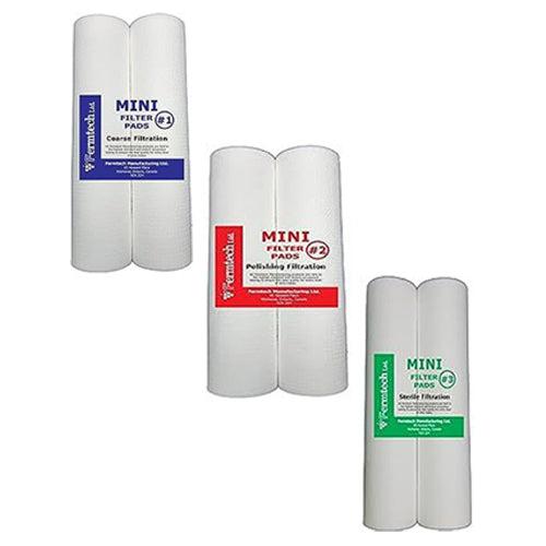 Bundle Mini 2 Wine Filtration Pads (#1 #2 #3)
