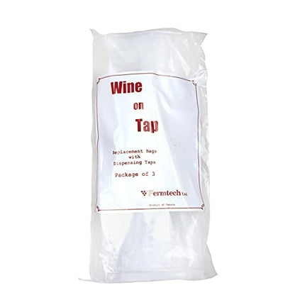 Wine On Tap | aPour | Replacement bags: pack of 3 bags