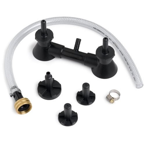 Double Blast Wine Rinser Double Heads Beer Bottle Washer for Kitchen L ...