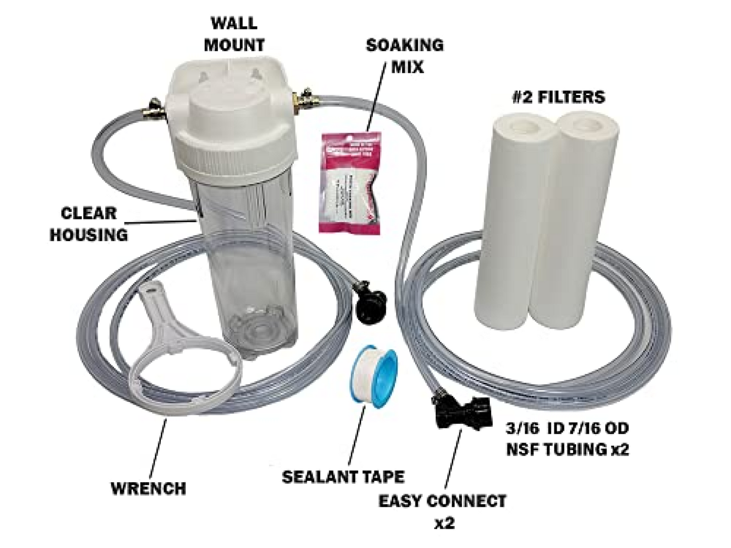 Beer Filter Kit - 10" Canister Filter