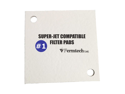 #1 Filter Pads Compatible with Buon Vino Super Jet Wine Filters. 8 Micron Filtering pads | Filter Wine Beer, Kombucha, Mead Mash. Coarse filtration |Not a Buon Vino product.