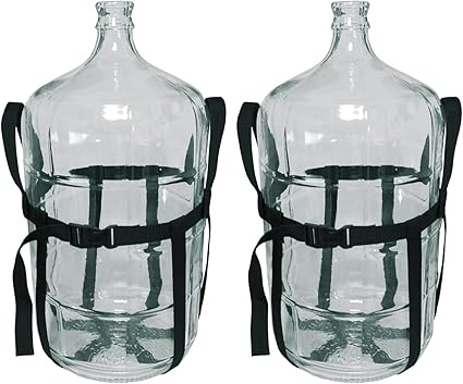 Carboy Carrier 4 5 6 Gallon Carboy Water Jug, Liquid Container Mover Pack of 2